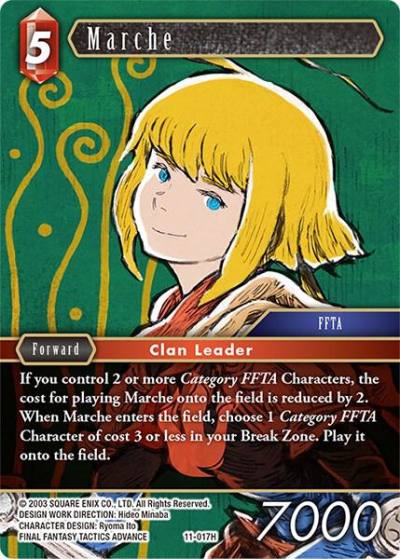 Marche 11-017H Opus XI Final Fantasy card