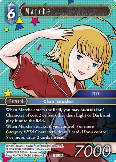 Marche 16-122R Emissaries of Light Final Fantasy card
