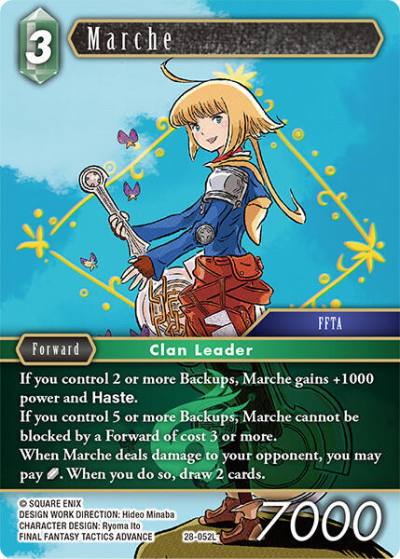 Marche 28-052L Dreamlike Oceans Final Fantasy card