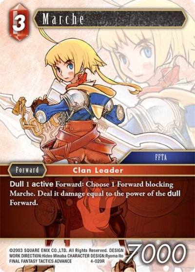 Marche 4-020R Opus IV Final Fantasy card