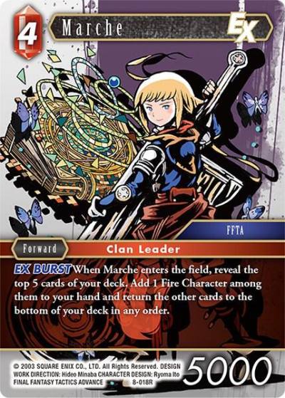 Marche EX 8-018R Opus VIII Final Fantasy card