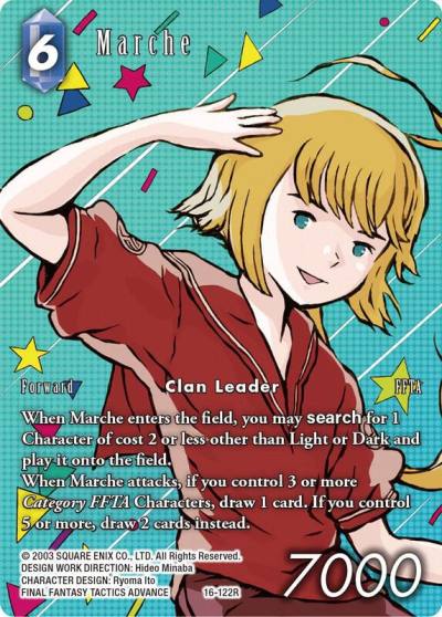 Marche Full Art 16-122R Emissaries of Light Final Fantasy card
