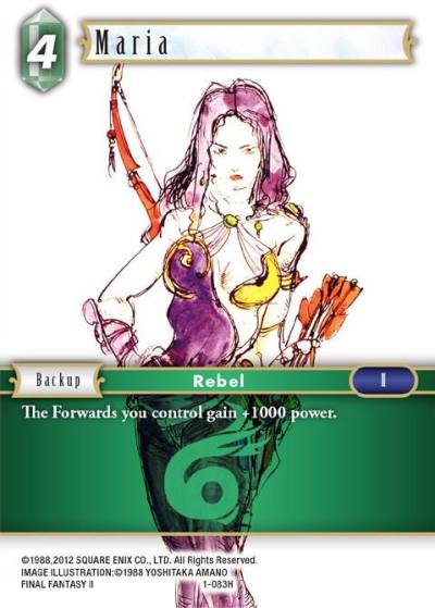 Maria 1-083H Opus I Final Fantasy card