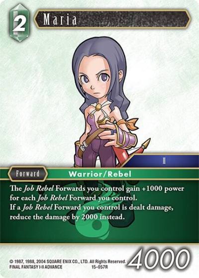 Maria 15-057R Crystal Dominion Final Fantasy card