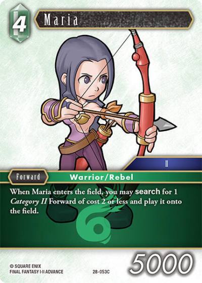 Maria 28-053C Dreamlike Oceans Final Fantasy card