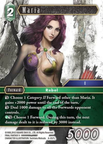 Maria 6-057L Opus VI Final Fantasy card