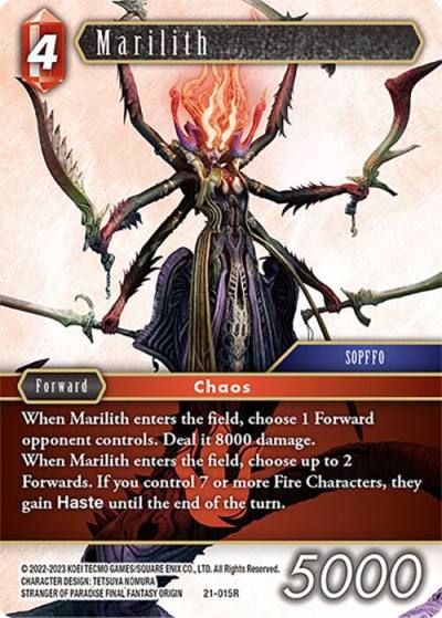 Marilith 21-015R Beyond Destiny Final Fantasy card