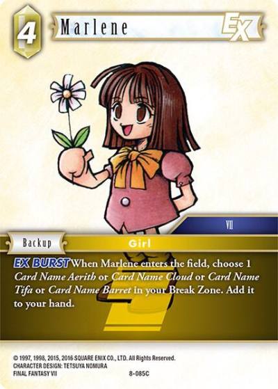 Marlene EX 8-085C Opus VIII Final Fantasy card