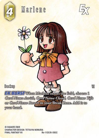 Marlene Full Art Re-113C/8-085C Legacy Collection Final Fantasy card