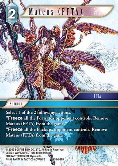 Mateus FFTA 20-037H Dawn of Heroes Final Fantasy card