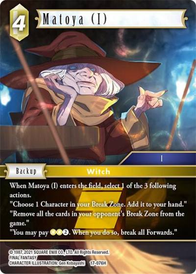Matoya I 17-076H Rebellion's Call Final Fantasy card