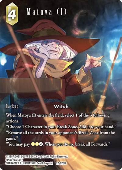 Matoya I Full Art 17-076H Rebellion's Call Final Fantasy card