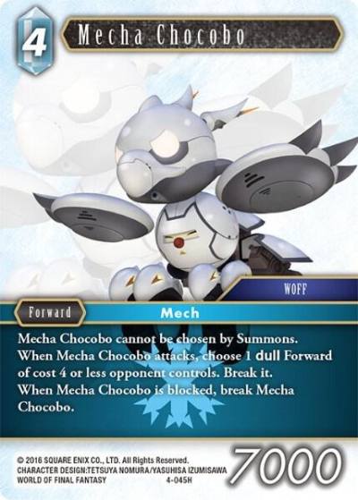 Mecha Chocobo 4-045H Opus IV Final Fantasy card