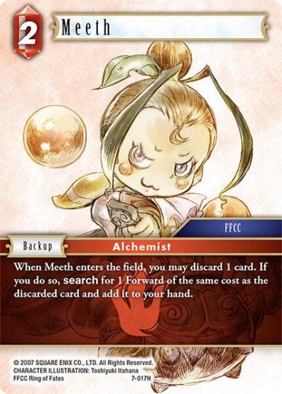 Meeth 7-017H Opus VII Final Fantasy card