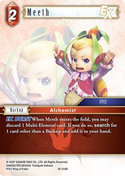 Meeth EX 18-014R Resurgence of Power Final Fantasy card