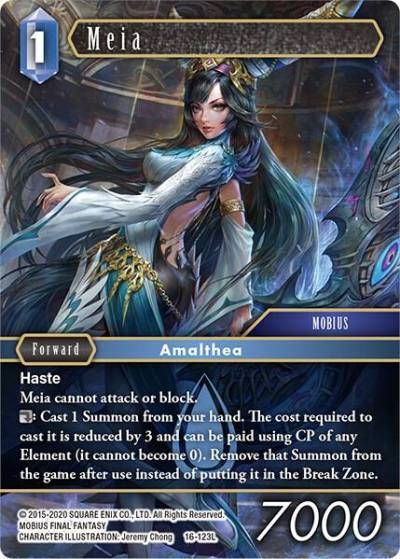Meia 16-123L Emissaries of Light Final Fantasy card