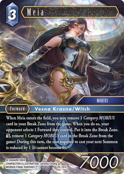 Meia 25-101L Tears of the Planet Final Fantasy card