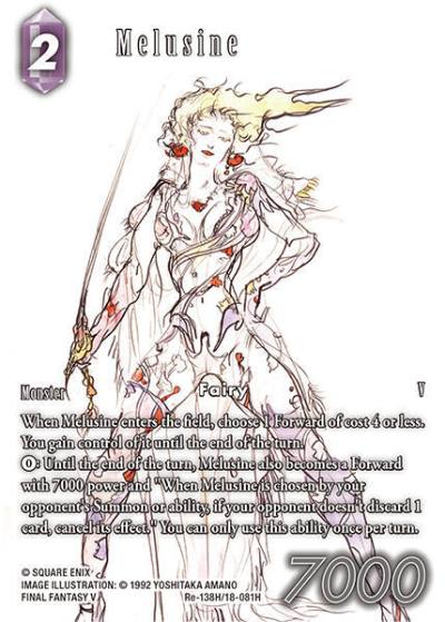 Melusine Full Art Re-138H/18-081H Legacy Collection Final Fantasy card