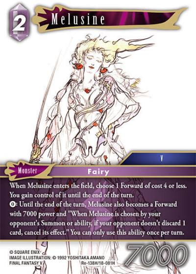 Melusine Re-138H/18-081H Legacy Collection Final Fantasy card
