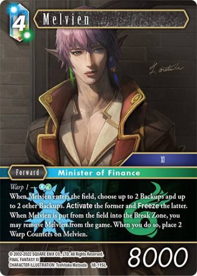 Melvien 18-115L Resurgence of Power Final Fantasy card