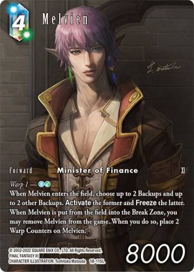 Melvien Full Art 18-115L Resurgence of Power Final Fantasy card