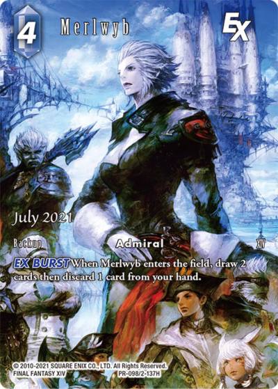 Merlwyb EX July 2021 PR-098/2-137H FF: Promo Cards Final Fantasy card