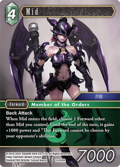 Mid 13-050R Opus XIII: Crystal Radiance Final Fantasy card