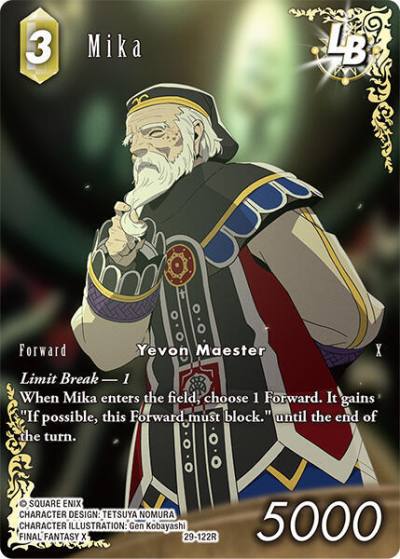 Mika (Full Art) 29-122R Blissful Eternity Final Fantasy card