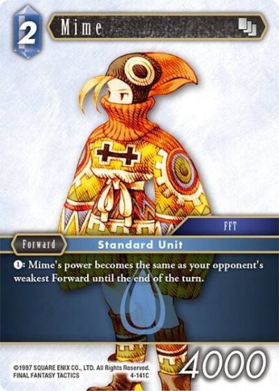 Mime 4-141C Opus IV Final Fantasy card