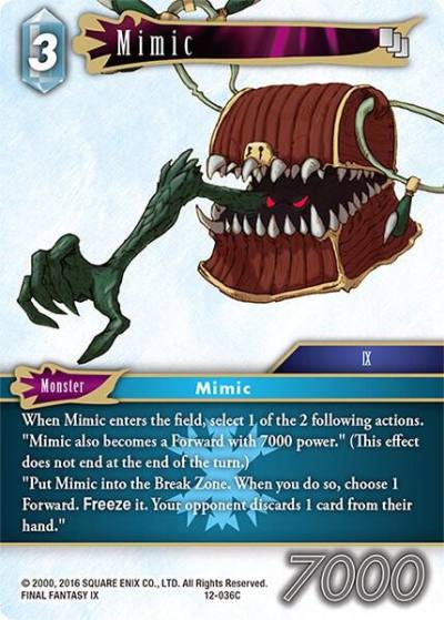 Mimic 12-036C Opus XII Final Fantasy card