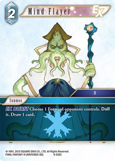 Mind Flayer EX 9-032C Opus IX Final Fantasy card
