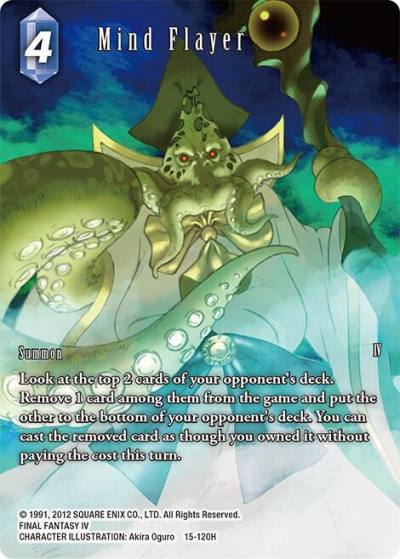 Mind Flayer Full Art 15-120H Crystal Dominion Final Fantasy card