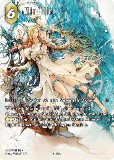 Minfilia 6-079L Hidden Legends Final Fantasy card