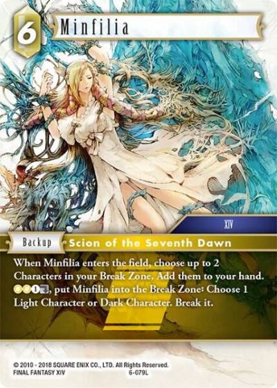 Minfilia 6-079L Opus VI Final Fantasy card