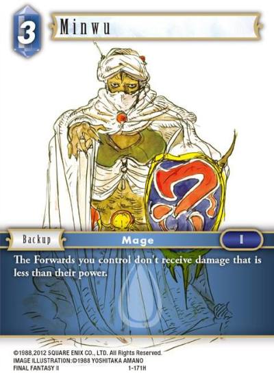 Minwu 1-171H Opus I Final Fantasy card