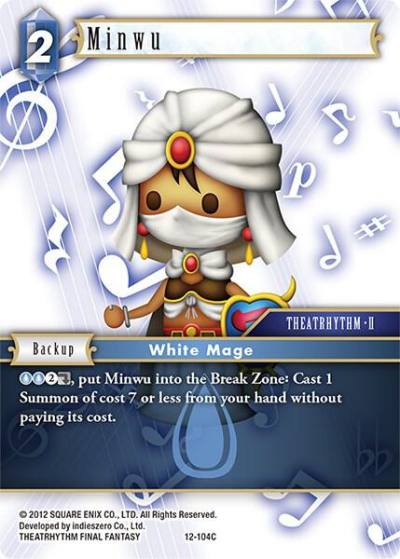 Minwu 12-104C Opus XII Final Fantasy card