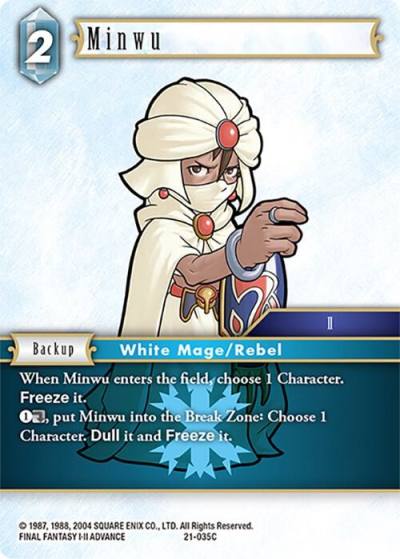 Minwu 21-035C Beyond Destiny Final Fantasy card