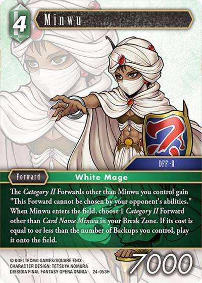 Minwu 24-053H Hidden Legends Final Fantasy card