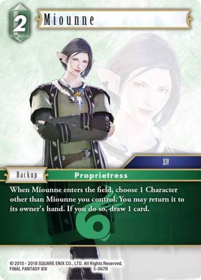 Miounne 5-067R Opus V Final Fantasy card