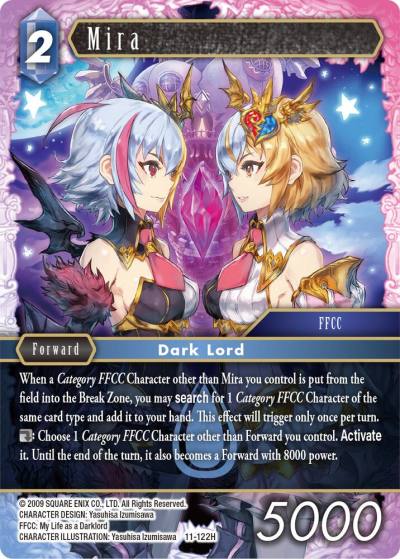 Mira 11-122H Opus XI Final Fantasy card
