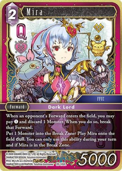 Mira 20-102L Dawn of Heroes Final Fantasy card
