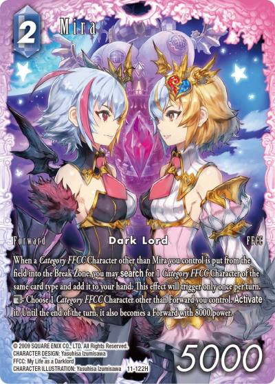 Mira Full Art 11-122H Opus XI Final Fantasy card