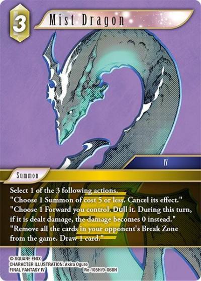 Mist Dragon Re-105H/9-068H Legacy Collection Final Fantasy card