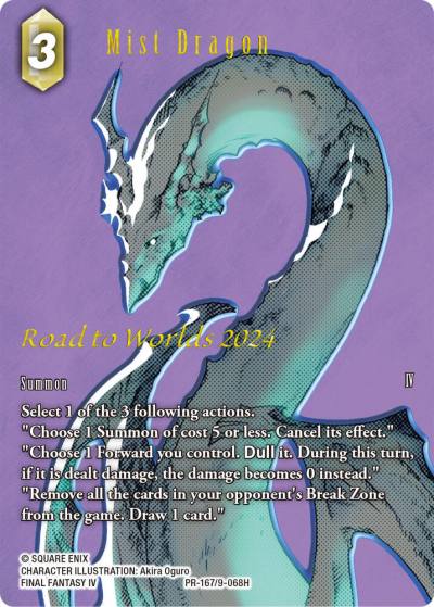 Mist Dragon Road to Worlds 2024 PR-167/9-068H FF: Promo Cards Final Fantasy card