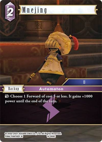 Mnejing 14-088C Opus XIV: Crystal Abyss Final Fantasy card