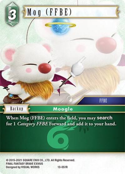 Mog FFBE 13-051R Opus XIII: Crystal Radiance Final Fantasy card