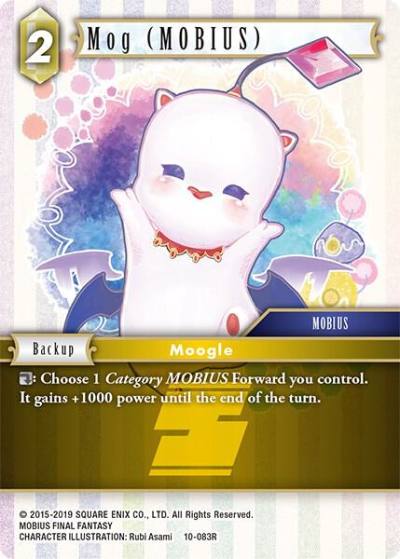 Mog MOBIUS 10-083R Opus X Final Fantasy card