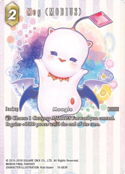 Mog MOBIUS Full Art 10-083R Opus X Final Fantasy card