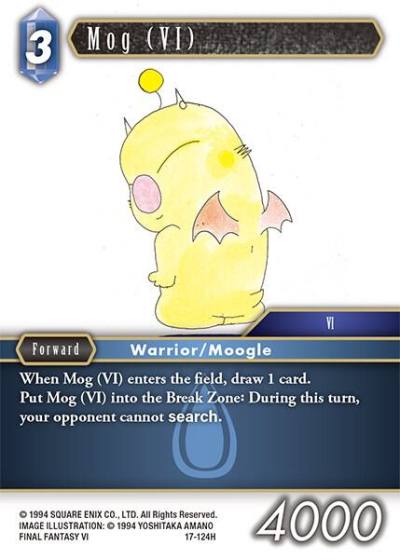 Mog VI 17-124H Rebellion's Call Final Fantasy card