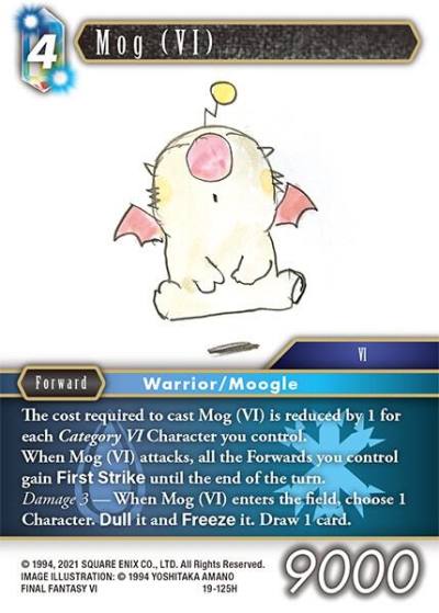 Mog VI 19-125H From Nightmares Final Fantasy card